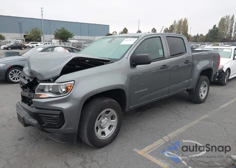 2022 Chevrolet Colorado 2Wd Short Box Wt из США, поврежденный, VIN 1GCGSBEN0N1308134